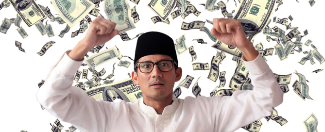 Wagub Sandi Uno Untung Besar
