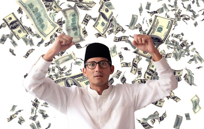 Wagub Sandi Uno Untung Besar